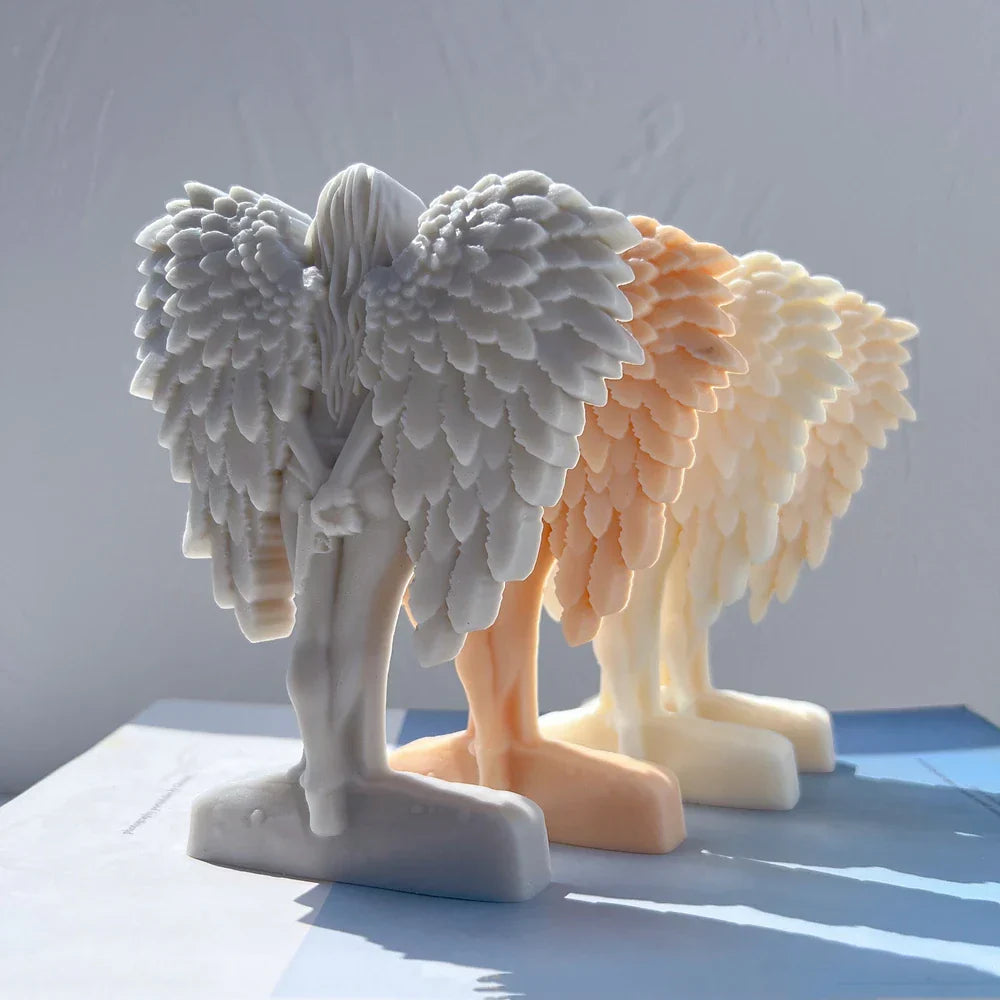 Fearless Guardian Angel Candle Silicone Mould
