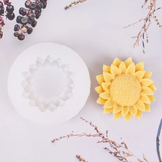 Sunflower Candle Silicone Mould