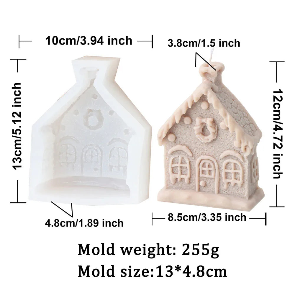 Holiday Hideaway Silicone Candle Moulds