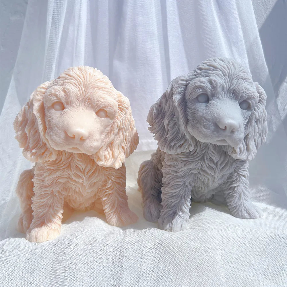 Cocker Spaniel Puppy Candle Mould