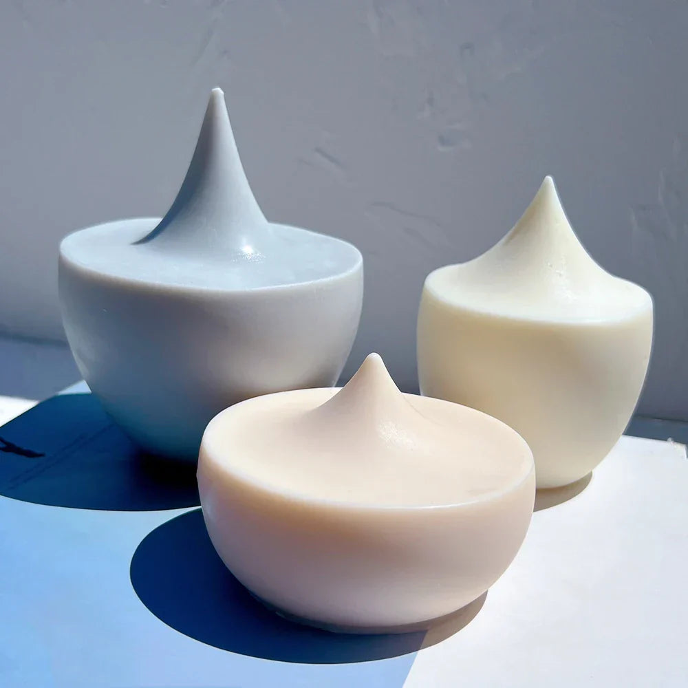 Water Droplet Art Silicone Candle Mould
