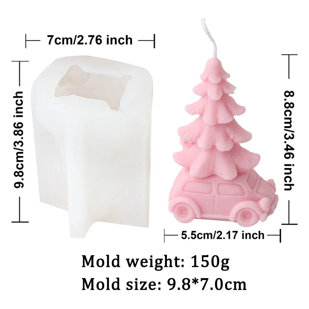 Holiday Hideaway Silicone Candle Moulds