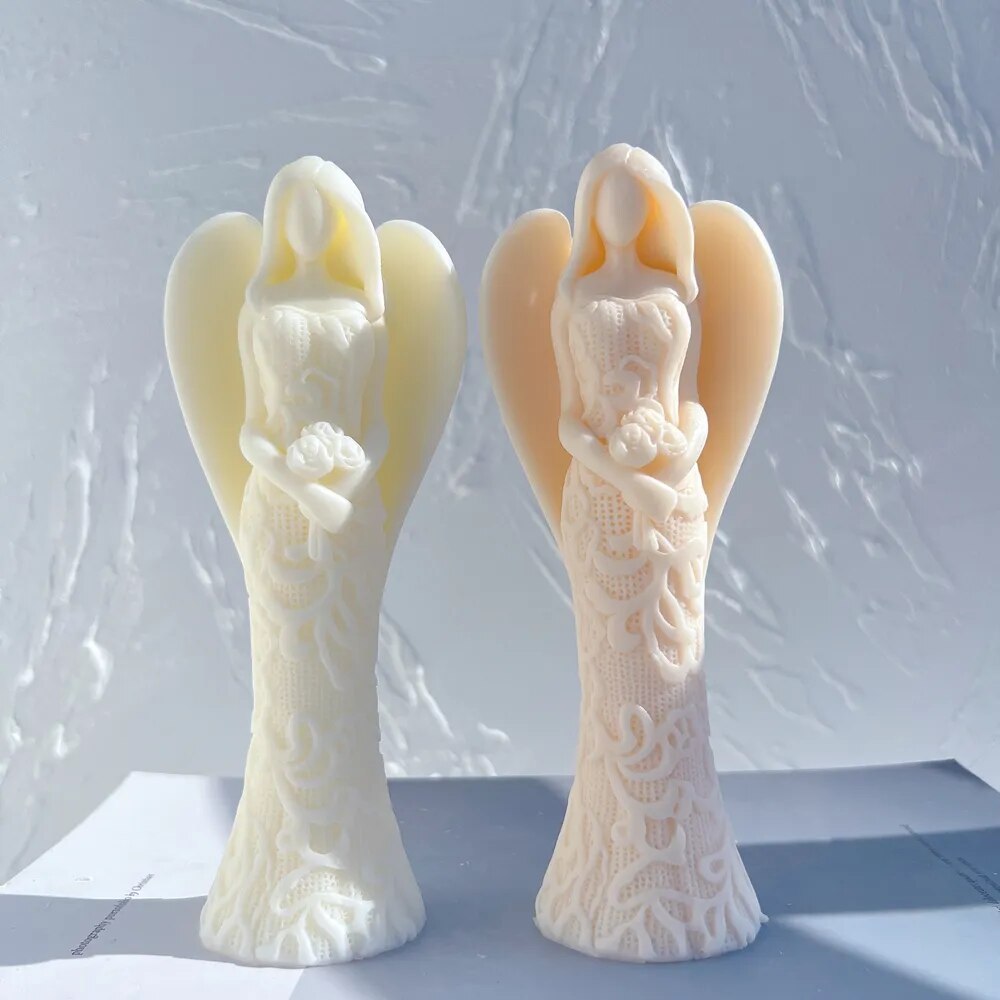 Lady Angel Candle Silicone Mould