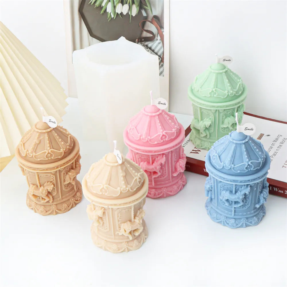 Carousel Silicone Candle Mould