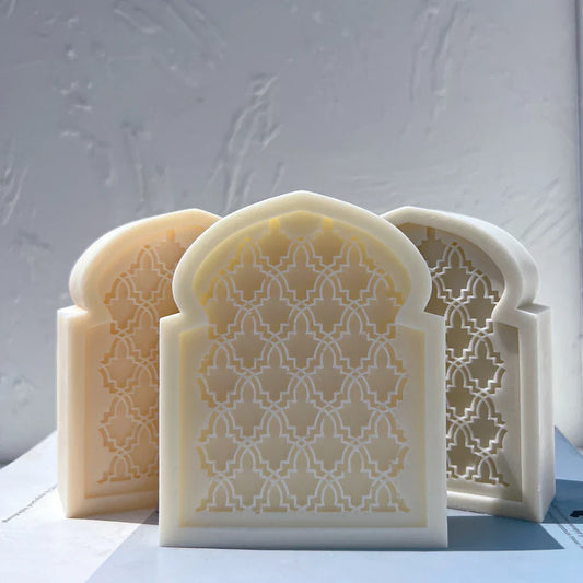 Middle Eastern Arch Design Candle Mould