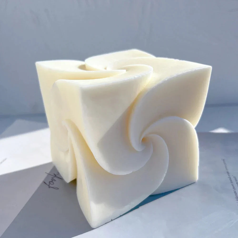 Windmill Square Cube Candles Mould