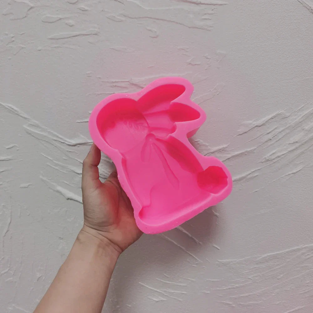 Cute Rabbit Silicone Candle Mould