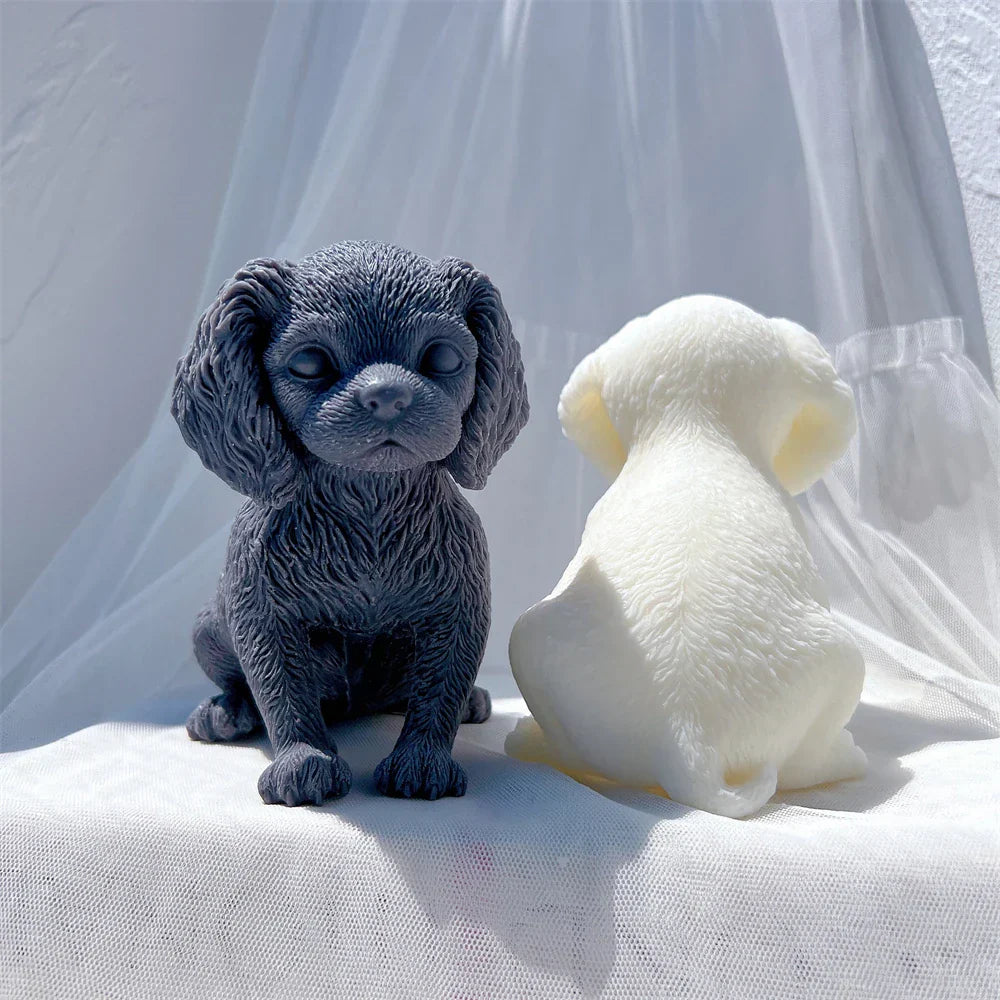 Cavalier King Charles Spaniel Dog Candle Mould