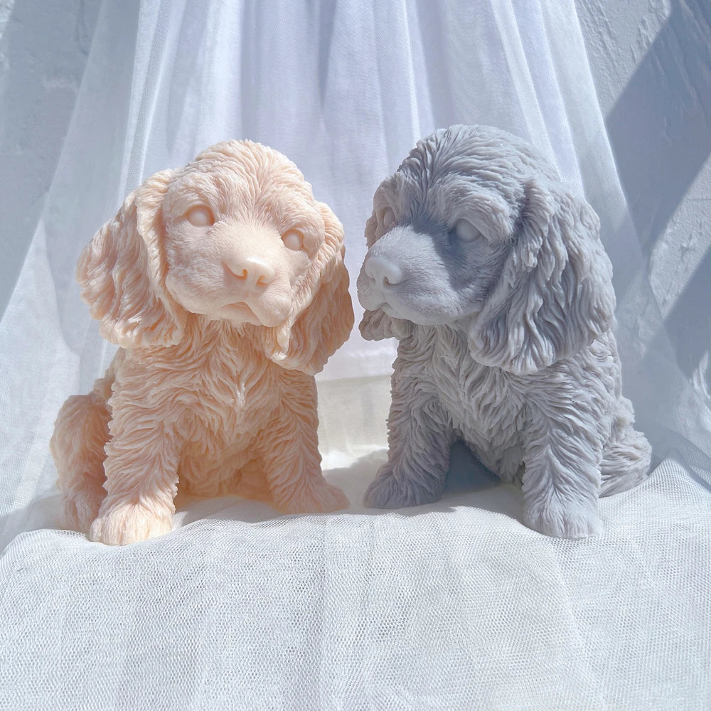 Cocker Spaniel Puppy Candle Mould