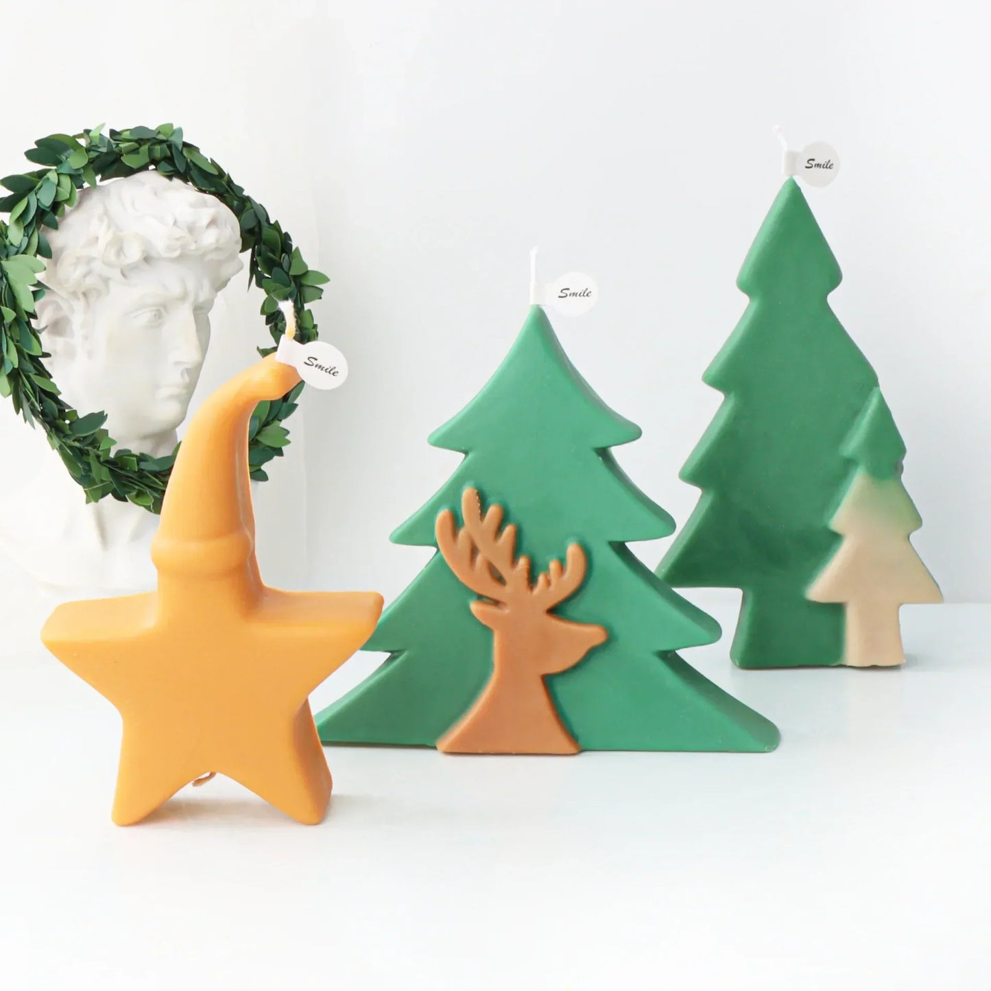 Christmas Joy Candle Moulds