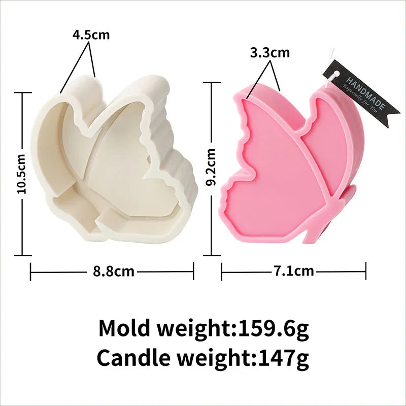 Unique Butterfly Candle Moulds Silicone