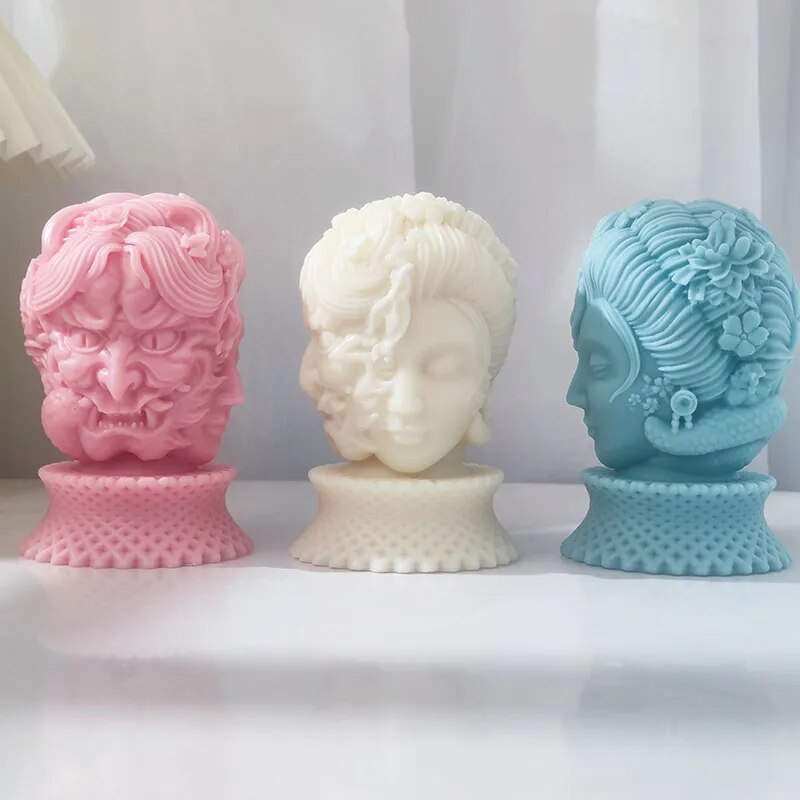 Woman Demon Candle Mould