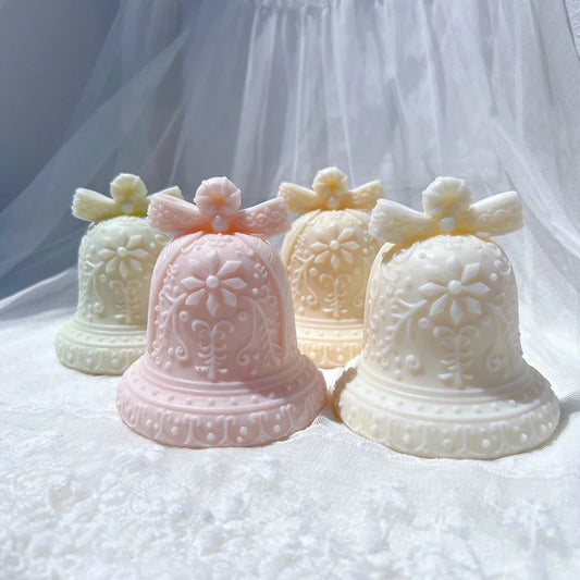 Christmas Gingerbread Bell Candle Mould