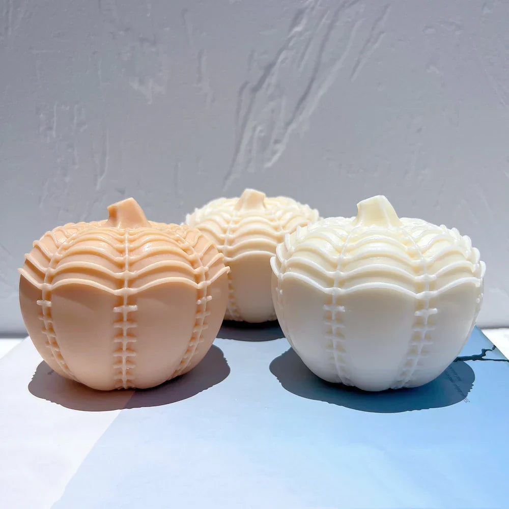 Halloween Bone Pumpkin Candle Mould