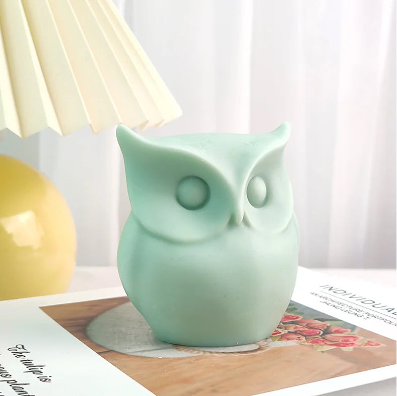 Cute Owl Candle Mould