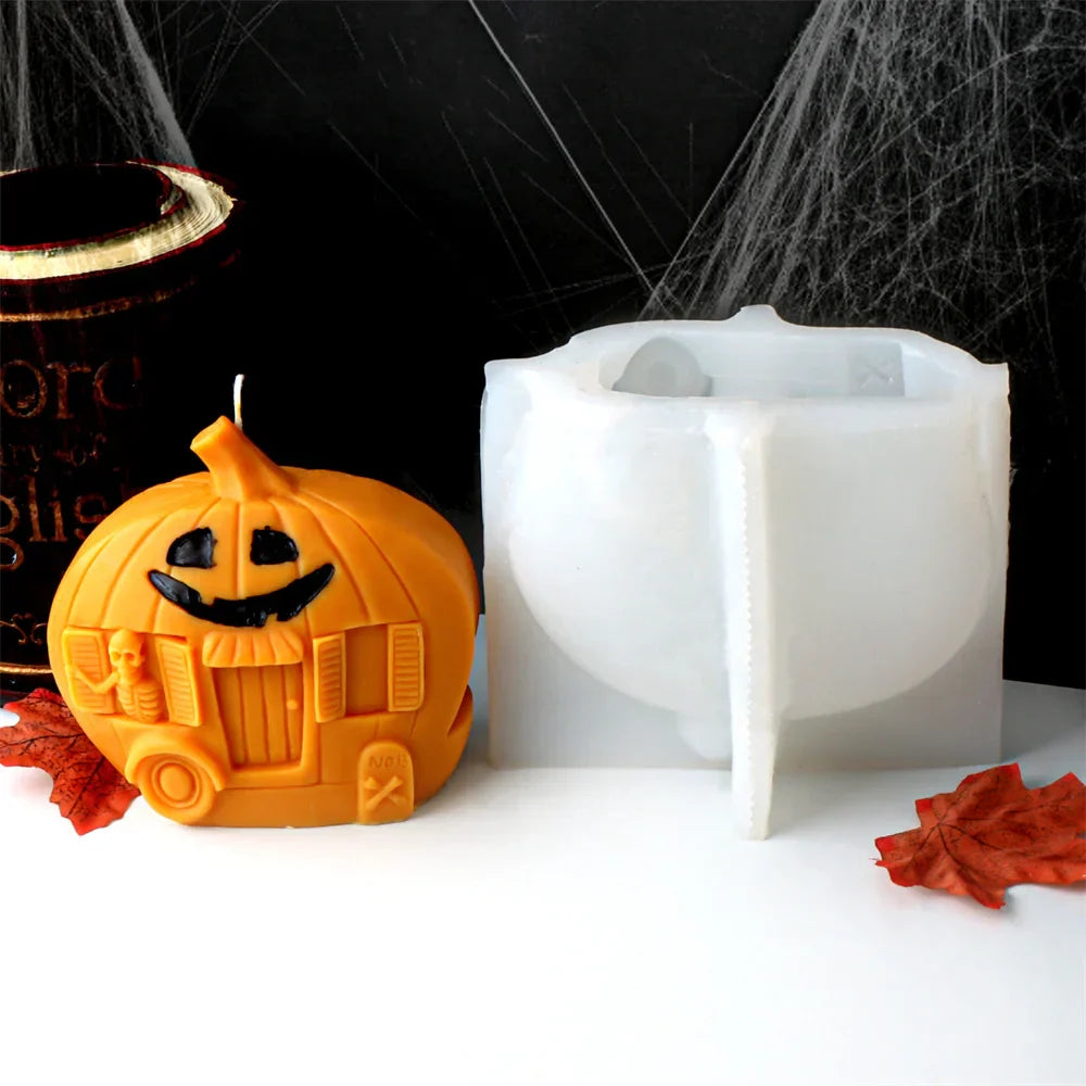Strange Halloween Silicone Candle Mould