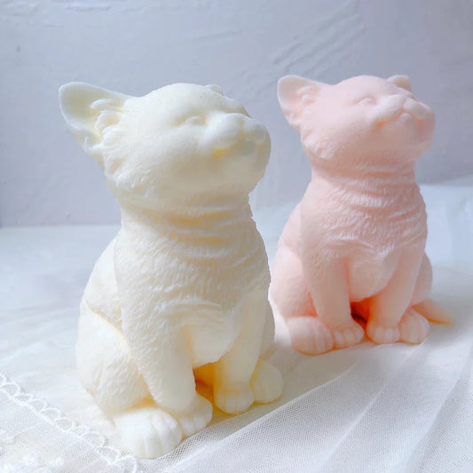 Kitten Candle Mould Silicone