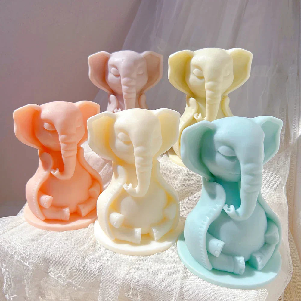 Elephant Silicone Candle Mould