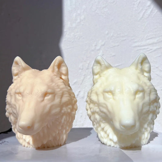 Wolf Head Candle Silicone Mould