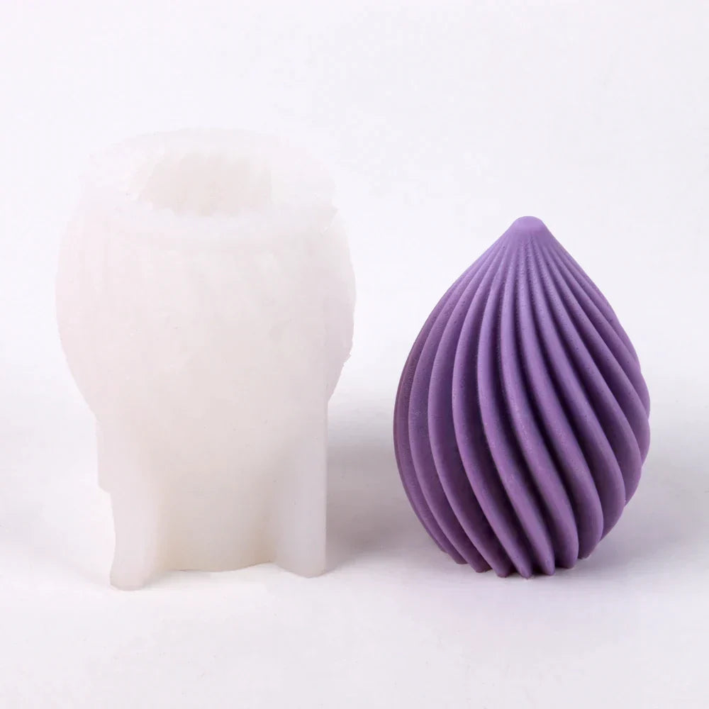 Geoetric Pear Candle Mould