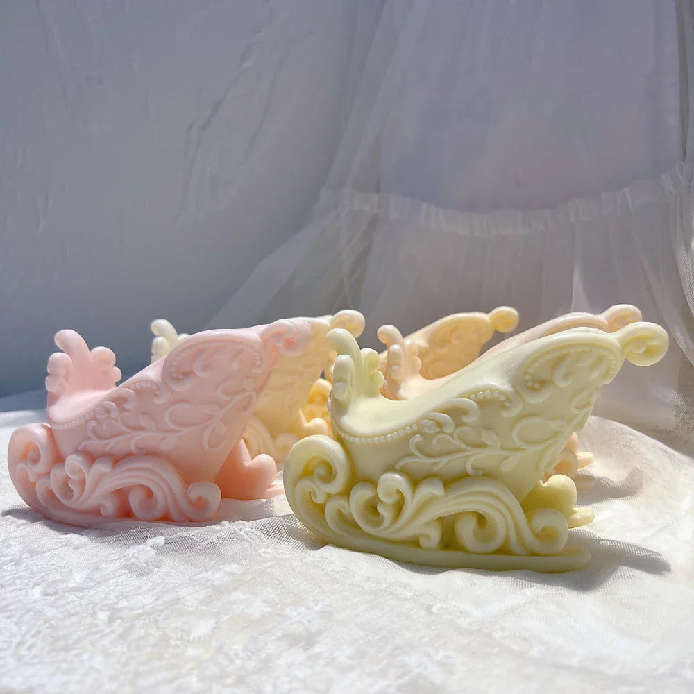 Christmas Sleigh Silicone Candle Mould