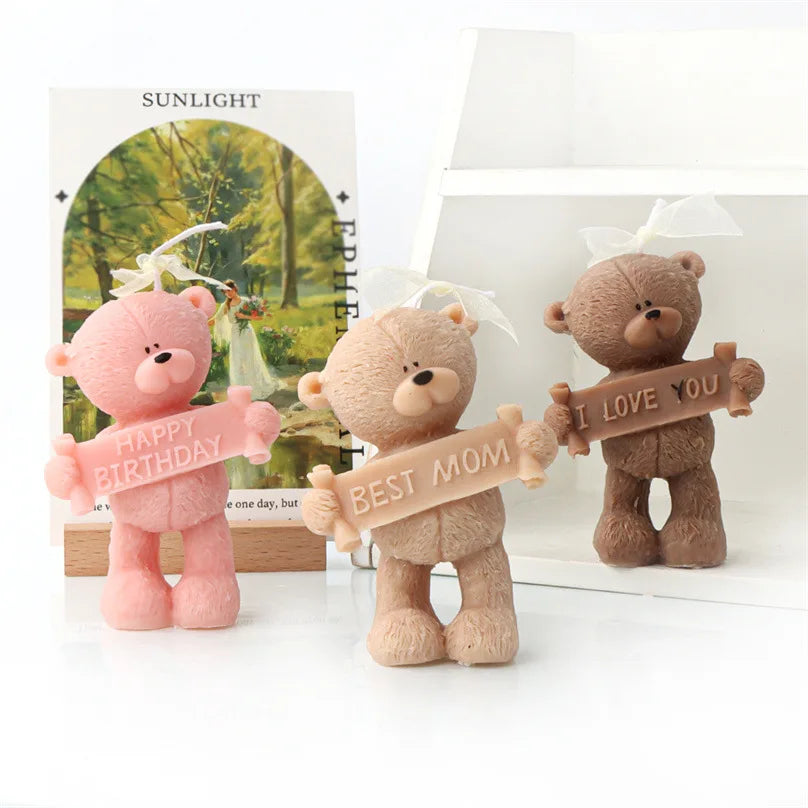 Confession Bear Silicone Candle Mould