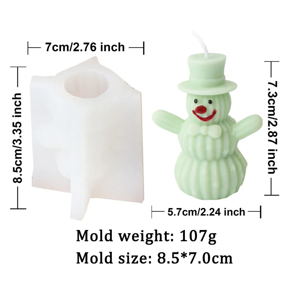 Holiday Hideaway Silicone Candle Moulds