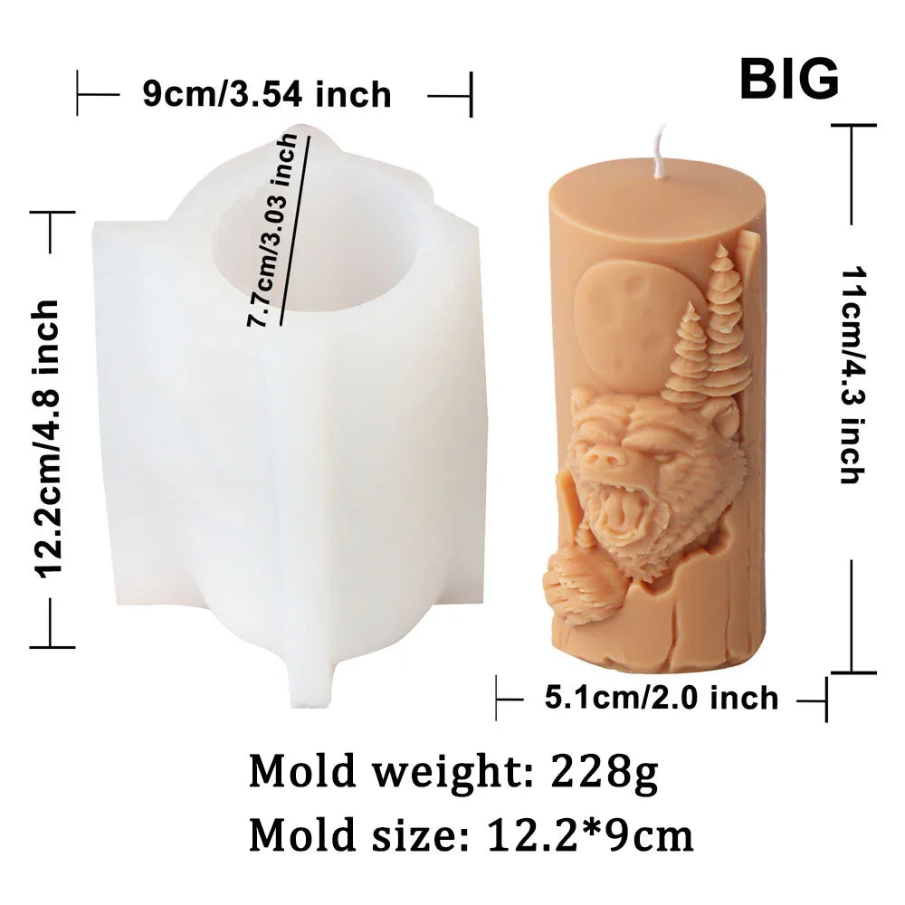 Bear Paw Candle Mould