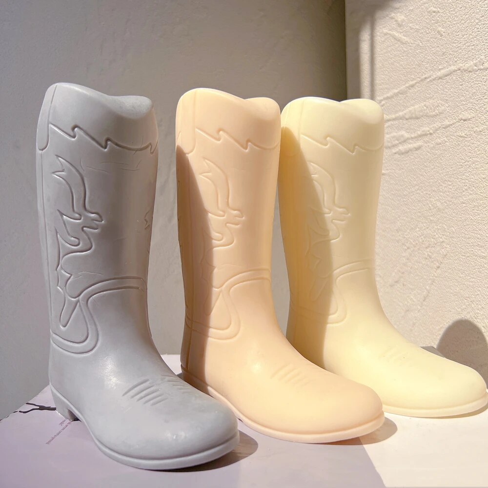 Cowboy Boot Candle Mould