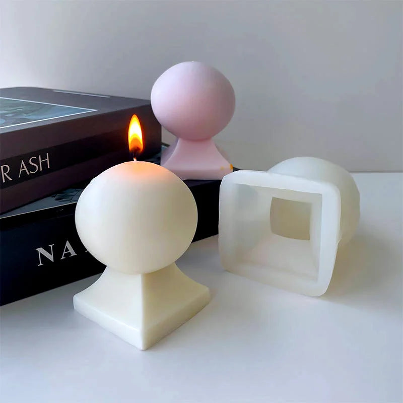 Witch's Sphere Aromatherapy Silicone Candle Mould