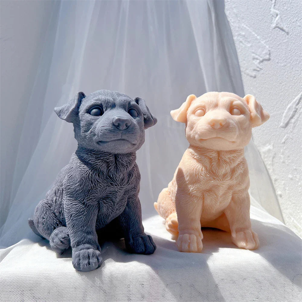 Retriever Dog Candle Mould