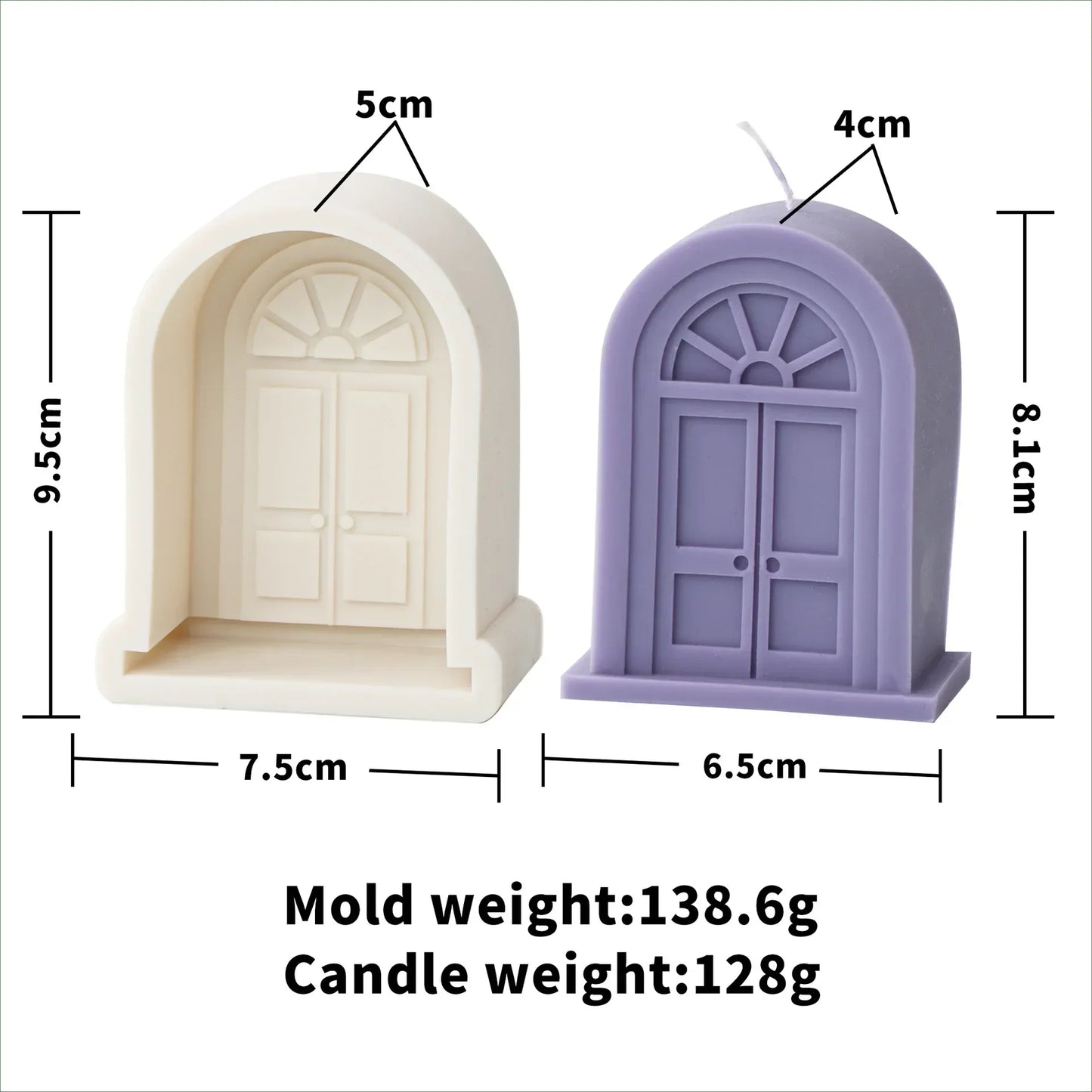 Doors And Windows Silicone Mould for Candles