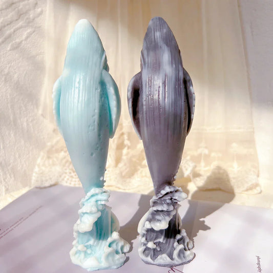 DIY Ocean Humpback Whale Silicone Candle Moulds - Unique Marine Sea Life