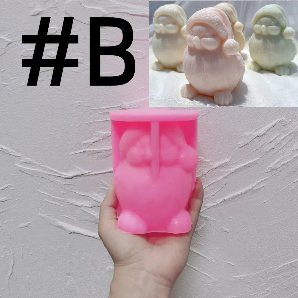 Holiday Snowbird Silicone Candle Mould