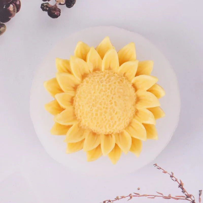 Sunflower Candle Silicone Mould