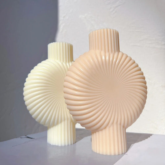 Swirl Vase Candle Mould