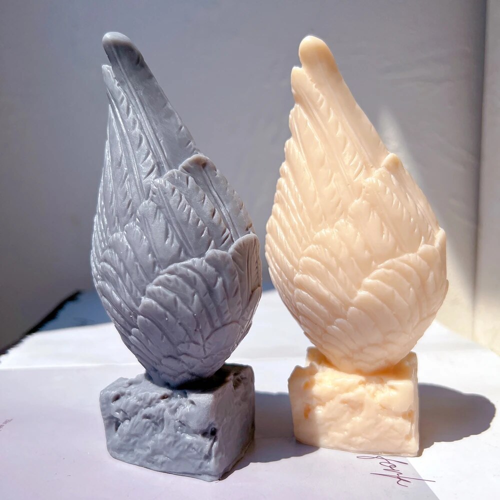 Saint Charbel in Angel Wing Candle Mould