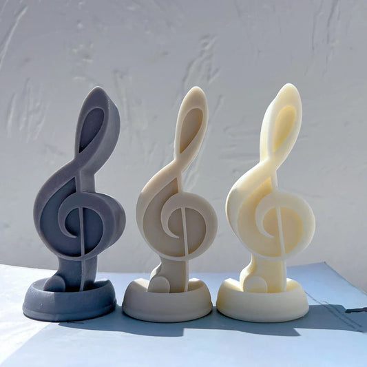 Music Symbol Unique Silicone Candle Mould