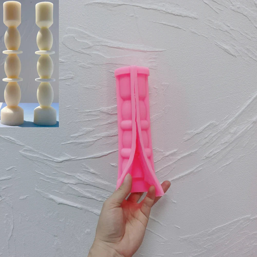 3 Shapes Taper Candle Mould