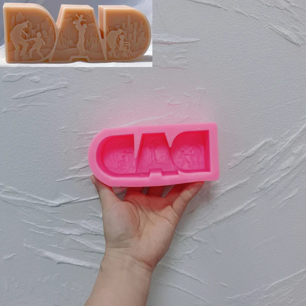 DAD & MOM Candle Mould