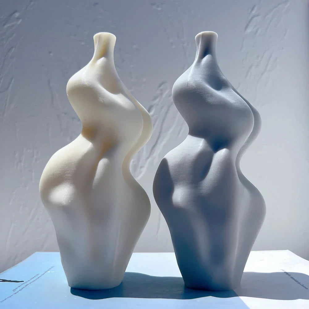 Irregular Geometric Sculptured Candle Silicone Mould