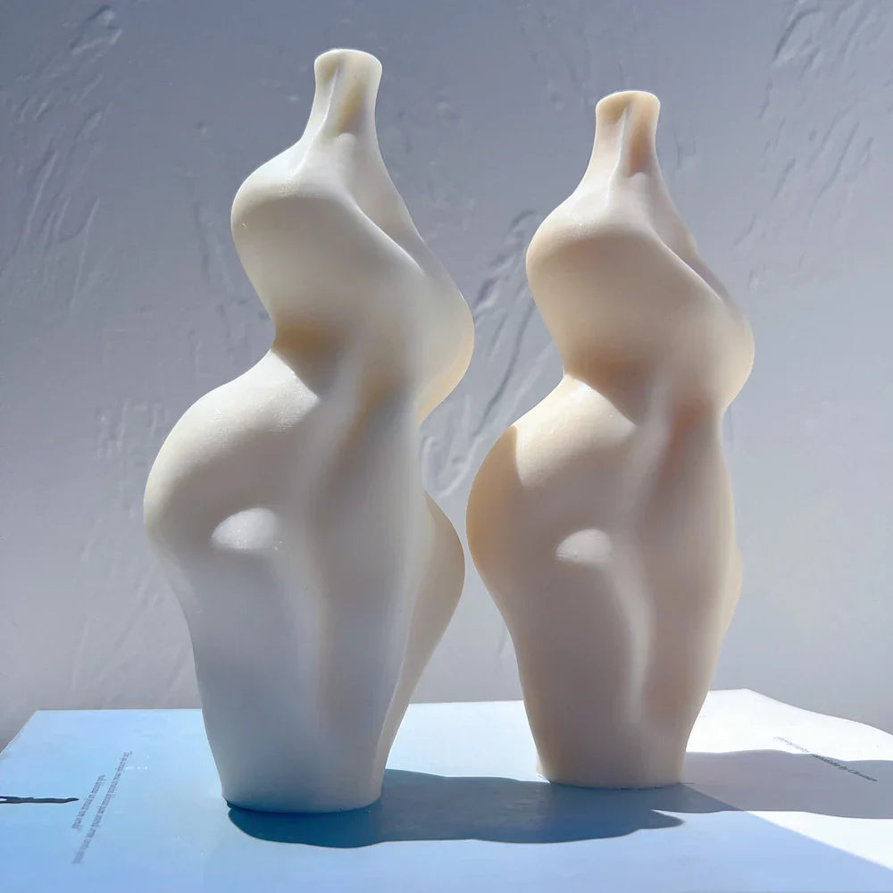 Irregular Geometric Sculptured Candle Silicone Mould