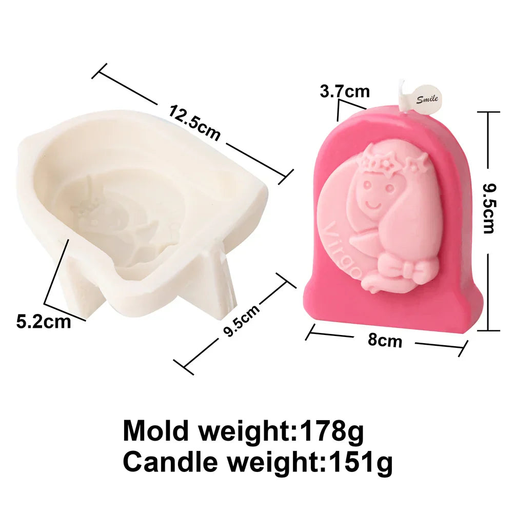 Astrology Art Craft DIY 12 Constellation Silicone Candle Moulds