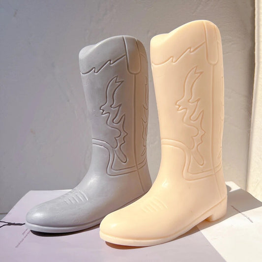 Cowboy Boot Candle Mould