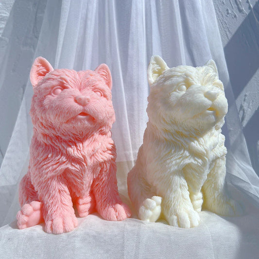 West Highland Puppy Candle Mould