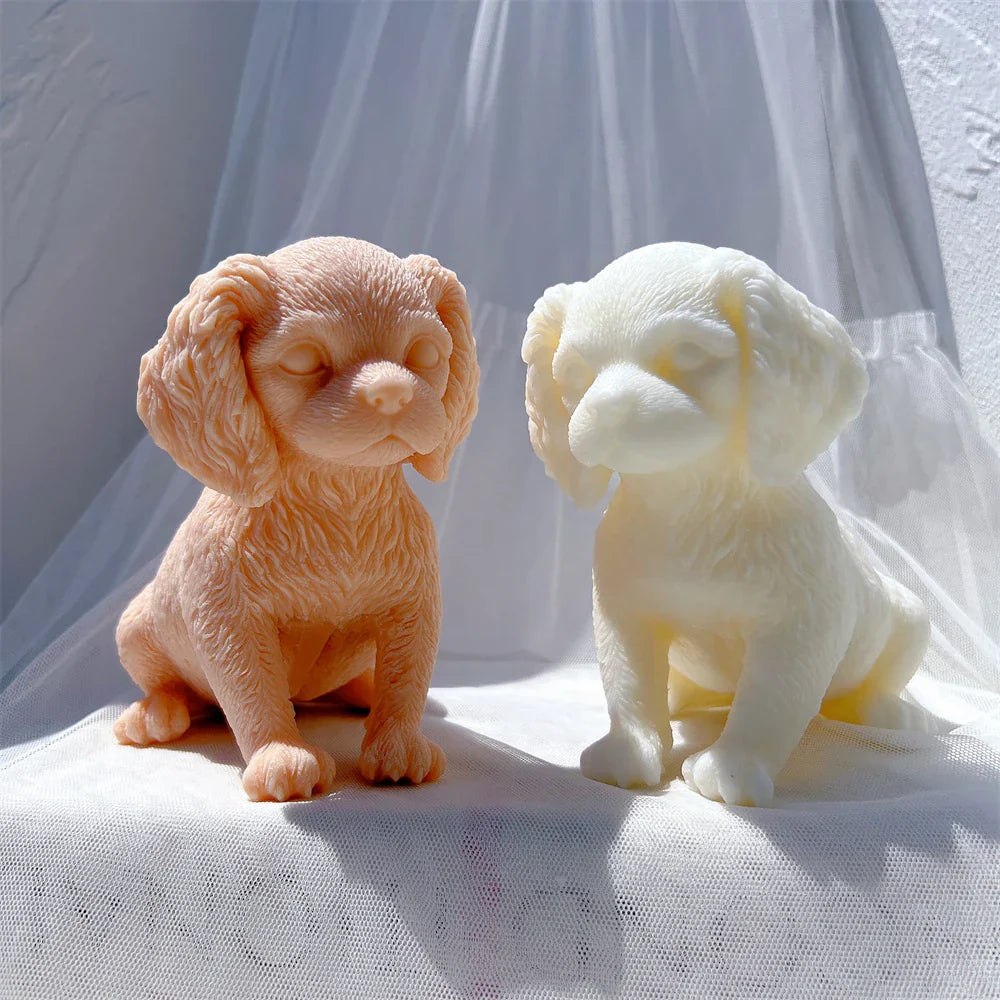 Cavalier King Charles Spaniel Dog Candle Mould