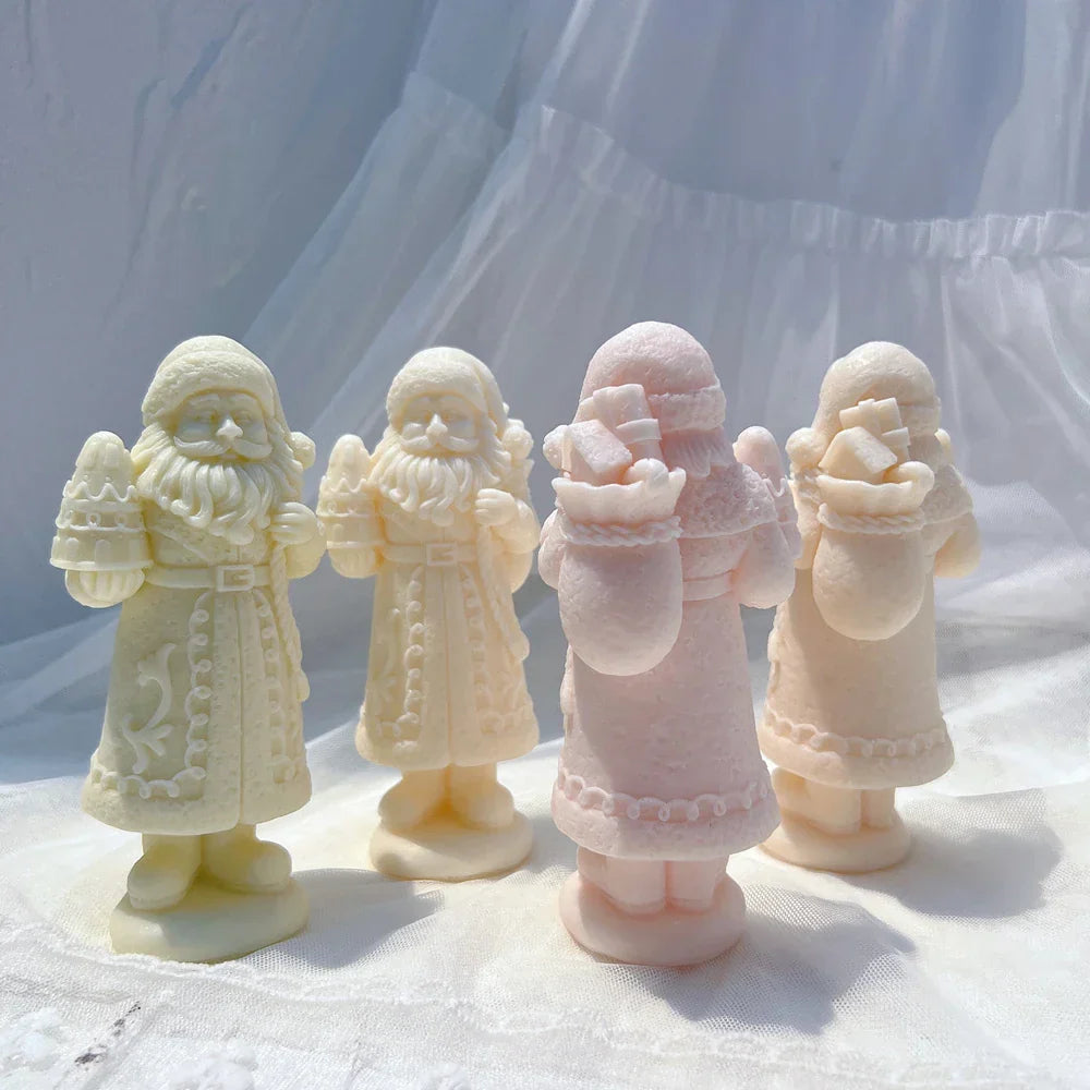 Christmas Gingerbread Santa Candle Mould