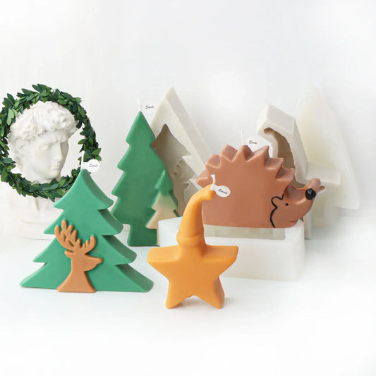 Christmas Joy Candle Moulds