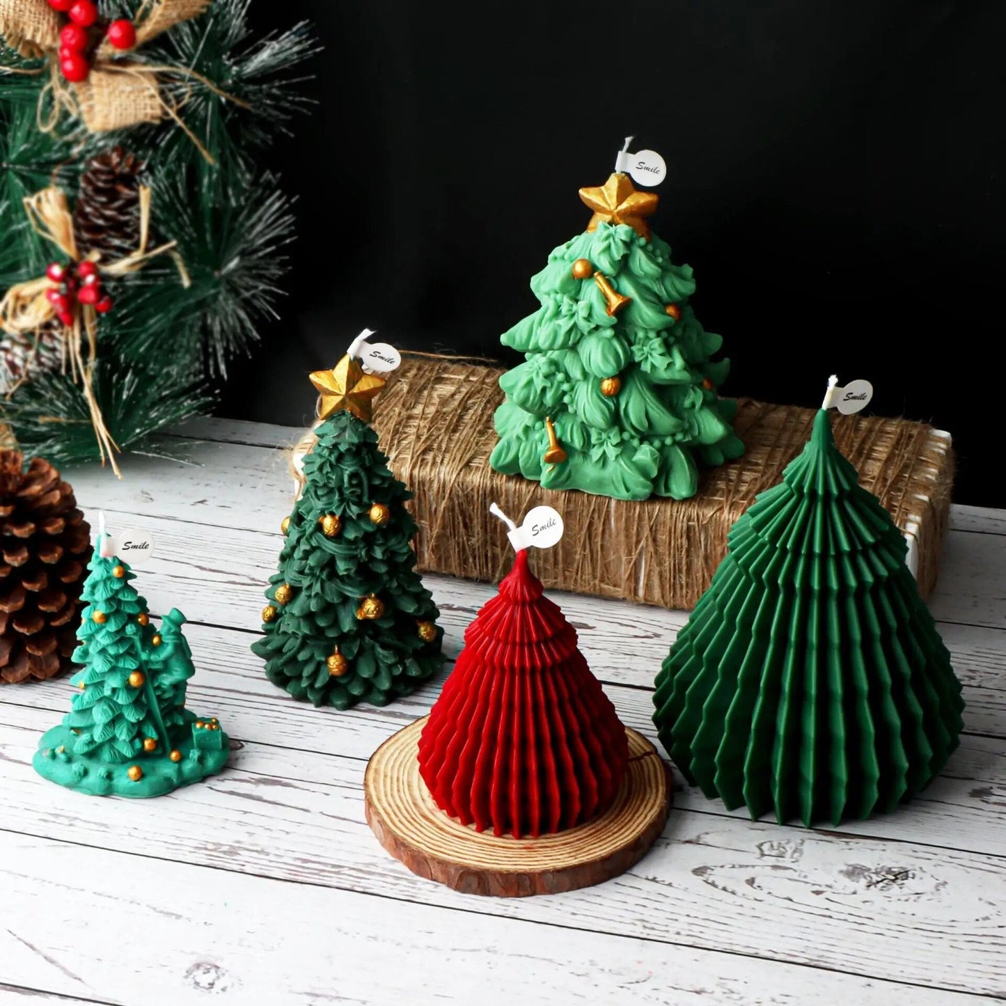New Christmas Tree Candle Moulds