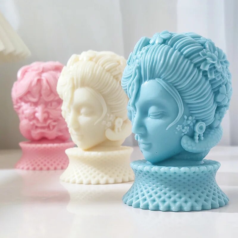 Woman Demon Candle Mould